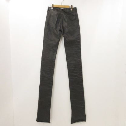 【中古】 Black gloss long Lengs デニムパンツ ブラック