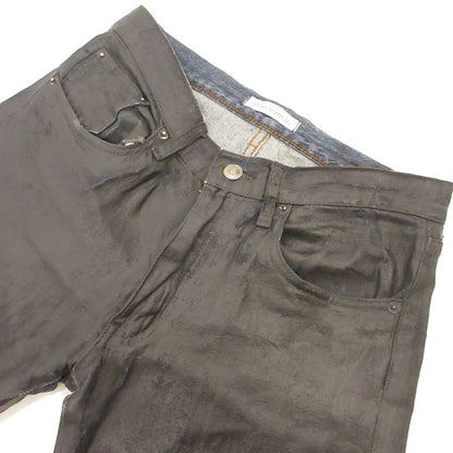 【中古】 Black gloss long Lengs デニムパンツ ブラック
