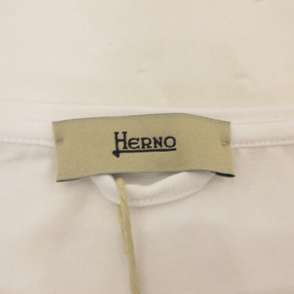 【中古】Herno | ヘルノ 手描き風ロゴプリントTシャツ 半袖Ｔシャツ JG000178D 2023S/S 国内正規品 ホワイト サイズ：42