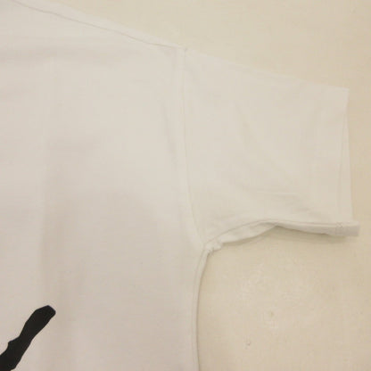 【中古】Herno | ヘルノ 手描き風ロゴプリントTシャツ 半袖Ｔシャツ JG000178D 国内正規品 2023S/S ホワイト サイズ：42