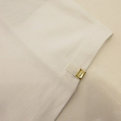 【中古】Herno | ヘルノ 手描き風ロゴプリントTシャツ 半袖Ｔシャツ JG000178D 国内正規品 2023S/S ホワイト サイズ：42