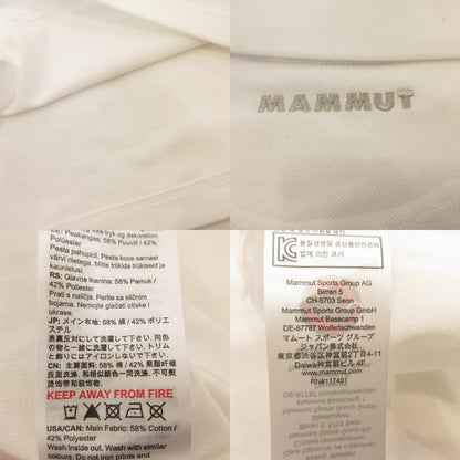 【中古】Mammut | マムート Matrix Polo Shirt ポロシャツ 1017-00402 ホワイト サイズ：XL