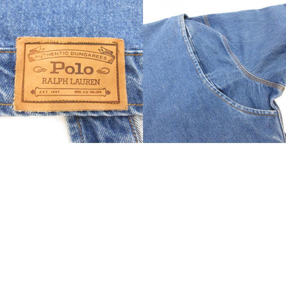 【中古】POLO RALPH LAUREN | ポロ・ラルフローレン デニム 年式:90s　白タグ ブルー サイズ：L