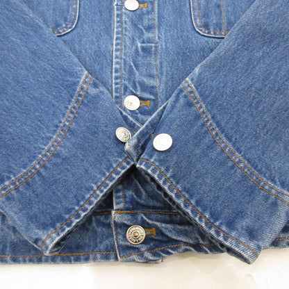 【中古】POLO RALPH LAUREN | ポロ・ラルフローレン デニム 年式:90s　白タグ ブルー サイズ：L