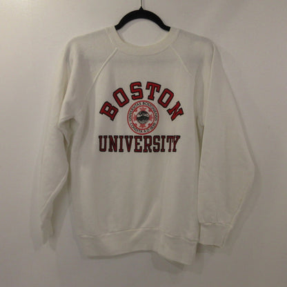 【中古】Champion | チャンピオン BOSTON UNIVERSITY スウェット ホワイト サイズ：M