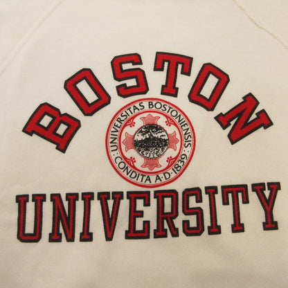 【中古】Champion | チャンピオン BOSTON UNIVERSITY スウェット ホワイト サイズ：M