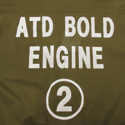 【中古】AT DIRTY | アットダーティー ATD MESH TEE 半袖シャツ オリーブ サイズ：S