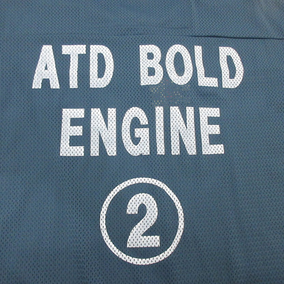 【中古】AT DIRTY | アットダーティー ATD MESH TEE 半袖シャツ ブルー サイズ：S