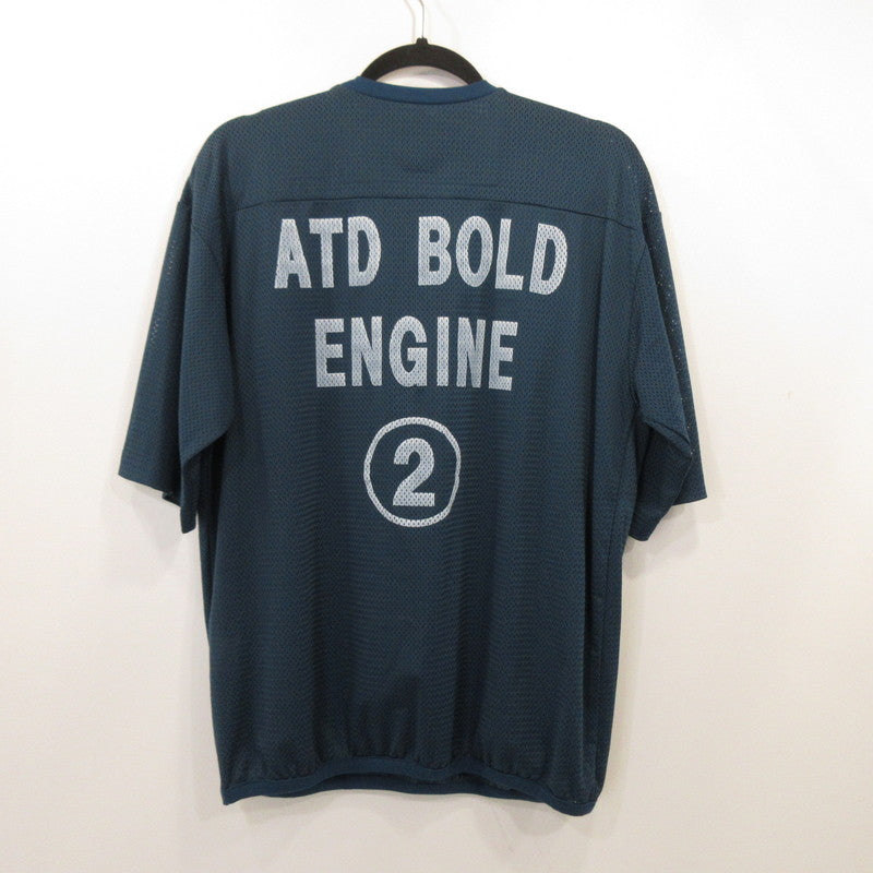 【中古】AT DIRTY | アットダーティー ATD MESH TEE 半袖シャツ ブルー サイズ：S