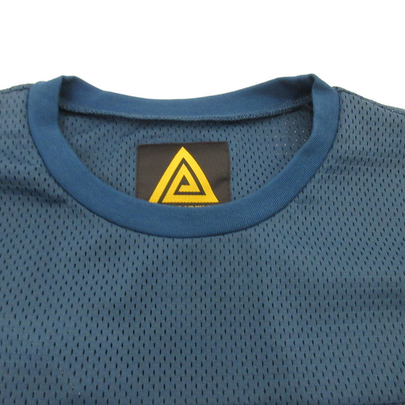 【中古】AT DIRTY | アットダーティー ATD MESH TEE 半袖シャツ ブルー サイズ：S