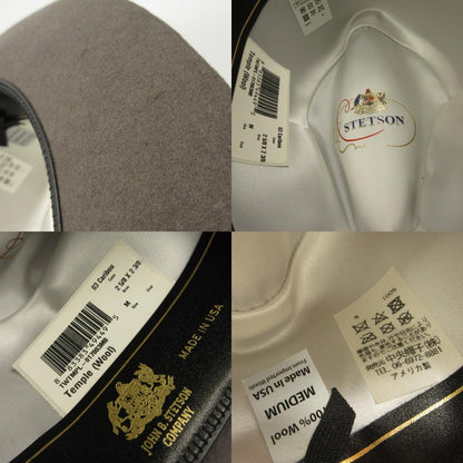 【中古】STETSON | ステットソン TEMPLE ハット ST126 グレー サイズ：M