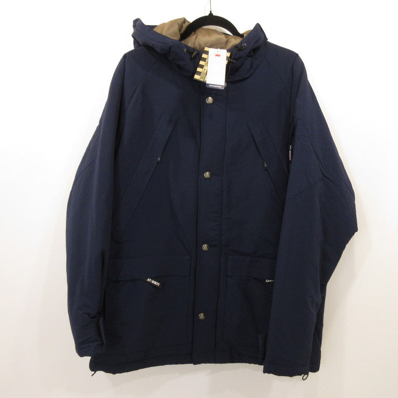 【中古】AT DIRTY | アットダーティー ATD HEAVY MOUNTAIN PARKA 中綿ジャケット ブルー サイズ：L