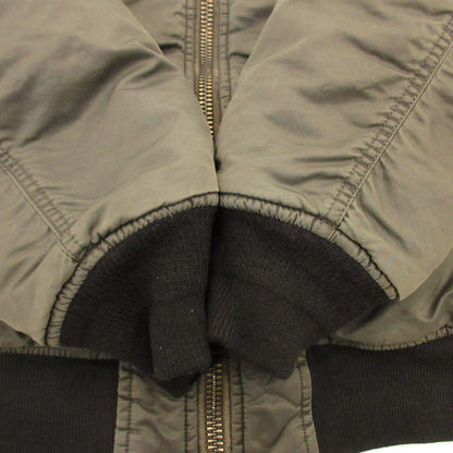 【中古】AT DIRTY | アットダーティー ATD FLIGHT JACKET MA-1 ミリタリージャケット グレー サイズ：L