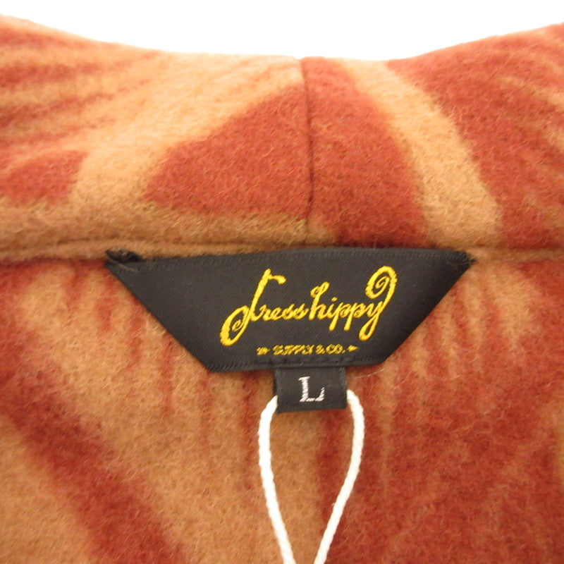 【中古】DRESS HIPPY | ドレスヒッピー DH BLANKET GOWN その他アウター レッド サイズ：L