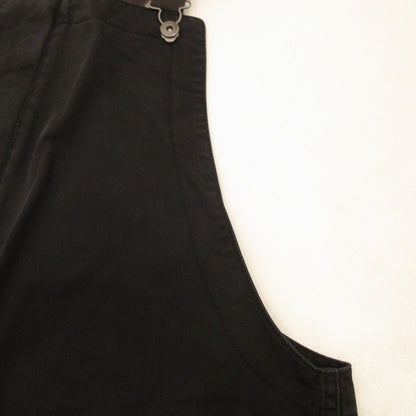 【中古】AT DIRTY | アットダーティー FIREMAN ALLS オーバーオール ウォッシュ加工 ブラック サイズ：XL