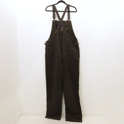 【中古】AT DIRTY | アットダーティー FIREMAN ALLS CORDUROY オーバーオール ブラウン サイズ：XL