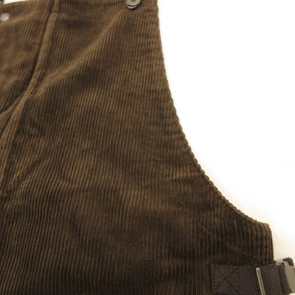 【中古】AT DIRTY | アットダーティー FIREMAN ALLS CORDUROY オーバーオール ブラウン サイズ：XL