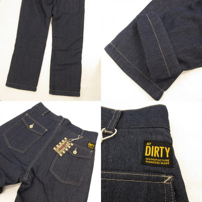 【中古】AT DIRTY | アットダーティー ATD QUILTING PANTS デニムパンツ ブルー サイズ：M