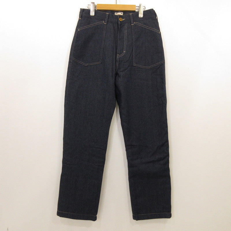 【中古】AT DIRTY | アットダーティー ATD QUILTING PANTS デニムパンツ ブルー サイズ：M