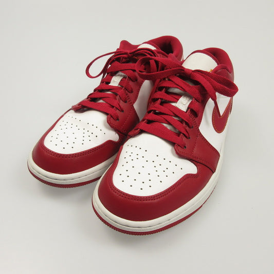【中古】NIKE | ナイキ AIR JORDAN 1 LOW スニーカー 553558-607 2022S/S レッド 27.5cm
