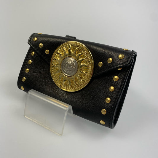 【中古】VERSACE | ヴェルサーチ メデューサスタッズ ポーチ