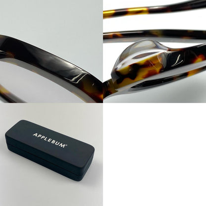【中古】APPLEBUM | アップルバム LGA SUNGLASSES メガネ 251100111 伊達メガネ 2025S/S 43□23 ブラウン