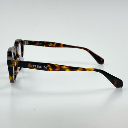 【中古】APPLEBUM | アップルバム LGA SUNGLASSES メガネ 251100111 伊達メガネ 2025S/S 43□23 ブラウン