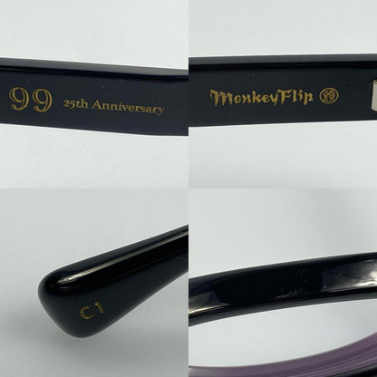 【中古】Monkey Flip | モンキーフリップ 99 C1 メガネ 度入りメガネ 25th Anniversary ブラック