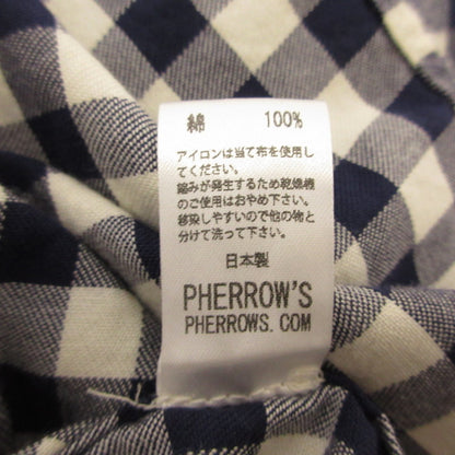 【中古】Pherrow's | フェローズ FLANNEL BUTTON DOWN SHIRT 長袖シャツ PBD2 サイズ：XL