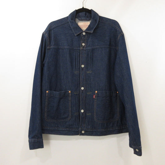 【中古】Levi's | リーバイス ヴィンテージプリーツトラッカージャケット デニム 001SA-0000 ネイビー サイズ：L