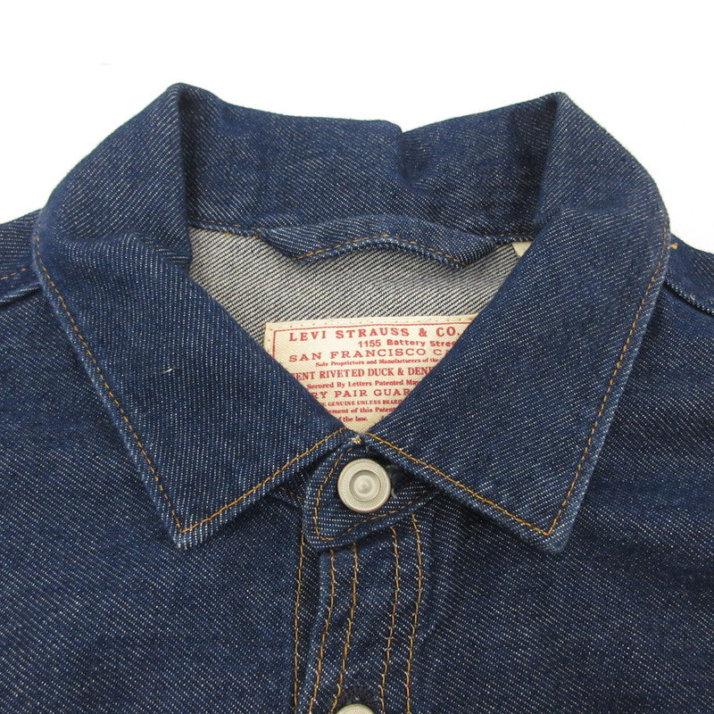 【中古】Levi's | リーバイス ヴィンテージプリーツトラッカージャケット デニム 001SA-0000 ネイビー サイズ：L