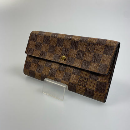 【中古】LOUIS VUITTON | ルイ・ヴィトン ポシェットポルトモネクレディ 長財布 N61724