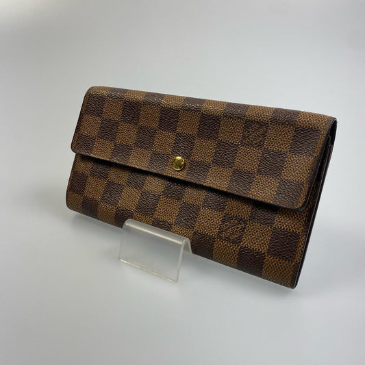 【中古】LOUIS VUITTON | ルイ・ヴィトン ポシェットポルトモネクレディ 長財布 N61724