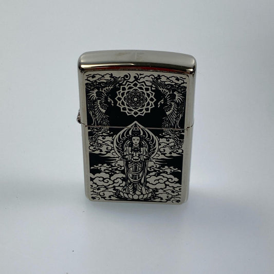 【中古】ZIPPO | ジッポ 観音音 ライター 2022年製 シルバー