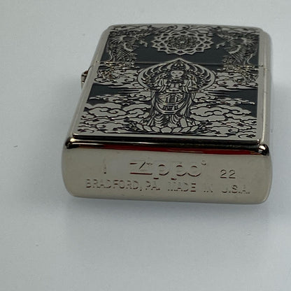 【中古】ZIPPO | ジッポ 観音音 ライター 2022年製 シルバー