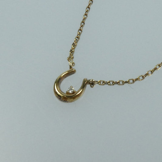 【中古】 ホースシュー ネックレス
