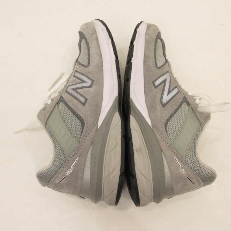 【中古】NEW BALANCE | ニューバランス スニーカー M990GL5 グレー 26cm