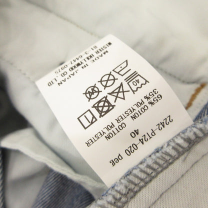 【中古】N.HOOLYWOOD | エヌハリウッド WIDE PANTS デニムパンツ 2242-PT24-020 ブルー サイズ：40
