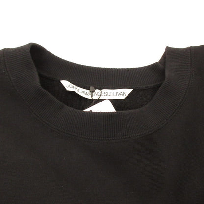 【中古】JOHN LAWRENCE SULLIVAN | ジョンローレンスサリバン TWIN SPEAK DOCKING SWEAT PULLOVER スウェット 5A004-0525-16 ブラック