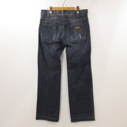 【中古】DOLCE&GABBANA | ドルチェアンドガッバーナ デニムパンツ G3T2CD/G8486 国内正規品 ネイビー サイズ：48