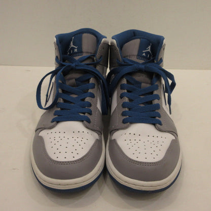 【中古】NIKE | ナイキ AIR JORDAN 1 MID TRUE BLUE スニーカー DQ8426-014 2023S/S グレー 25.5cm