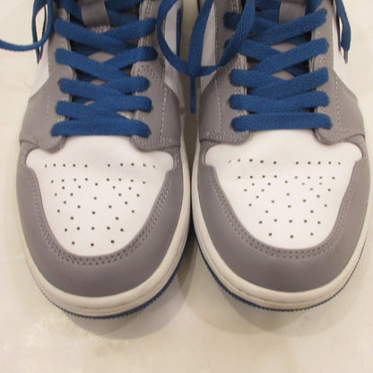 【中古】NIKE | ナイキ AIR JORDAN 1 MID TRUE BLUE スニーカー DQ8426-014 2023S/S グレー 25.5cm