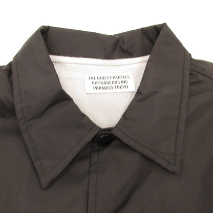 【中古】WACKO MARIA | ワコマリア 天国東京 COACH JACKET その他アウター 23FWE-WMO-BL01 オールドイングリッシュロゴ ブラック サイズ：M