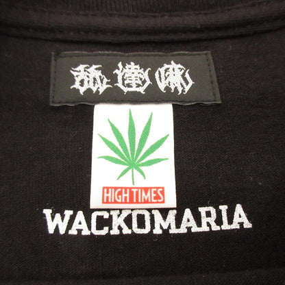 【中古】WACKO MARIA | ワコマリア CREW NECK T-SHIRT 半袖Ｔシャツ NMD-HIGHTIMES-WM-TEE01 ブラック サイズ：M