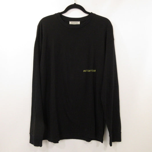 【中古】ONITSUKA TIGER | オニツカタイガー LONG SLEEVE GRAPHIC TEE 長袖Ｔシャツ 2183B163 ブラック サイズ：L