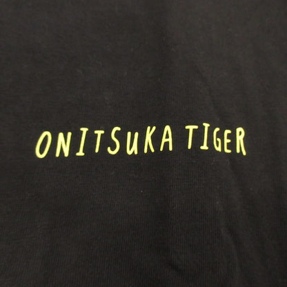 【中古】ONITSUKA TIGER | オニツカタイガー LONG SLEEVE GRAPHIC TEE 長袖Ｔシャツ 2183B163 ブラック サイズ：L