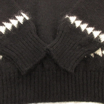 【中古】MONCLER | モンクレール GIROCOLLO TRICOT セーター H20919C00011 国内正規品 ブラック サイズ：L