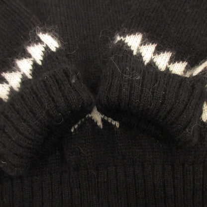【中古】MONCLER | モンクレール GIROCOLLO TRICOT セーター H20919C00011 国内正規品 ブラック サイズ：L