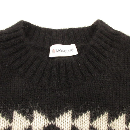 【中古】MONCLER | モンクレール GIROCOLLO TRICOT セーター H20919C00011 国内正規品 ブラック サイズ：L