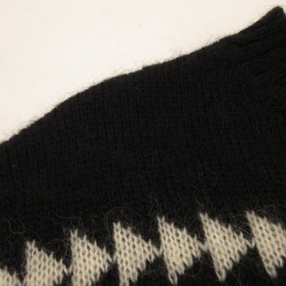 【中古】MONCLER | モンクレール GIROCOLLO TRICOT セーター H20919C00011 国内正規品 ブラック サイズ：L